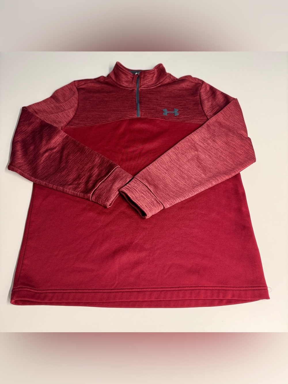 Under Armour Men's Maroon Red Half-Zip Performance Pullover
